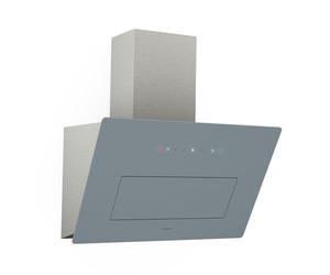 Klarstein SleekAir Cooker Hood - 60cm Extractor Hood, 717 m³/h Air Flow Energy Efficiency, Touch Control, LED Lighting 2700-6500K, Quiet Eco Home Function, Stainless Steel, Ducted & Recirculating
