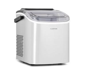 Klarstein Small Ice Maker Machine, Counter Top Ice Machine for Home and Kitchen, 1.3L Capacity, Fast Operation, Makes 12 kg of Ice, Large and Small Sized Bullets, Self-Cleaning Ice Cube Maker Machine