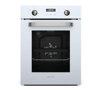 Klarstein SmartSlim Built-in Oven - 49L Electric Oven with 9 Functions, Digital Timer, Steam-Cleaning, Removable Glass Door, Black Tempered Glass, Energy Class A, 45cm