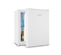 Klarstein Snoopy Eco Mini Fridge with Freezer Compartment, 46 L Capacity, 4 L Freezer, 41 dB Quiet Operation, Energy-Saving 84 kWh/Year, White
