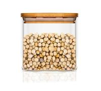 Klarstein Square jar with bamboo lid