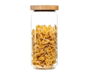 Klarstein Stacking glass with bamboo lid 1000 ml