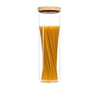 Klarstein Stacking glass with bamboo lid 1700 ml