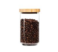 Klarstein Stacking glass with bamboo lid 750 ml