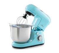 Klarstein Stand Mixer, 5L Food Mixer for Baking with Bowl, 1300W Cake Mixer w/Beater, Dough Hook, Whisk & Mixing Bowl, 6 Speed Planetary Rotation Kitchen Maker, Electric Mixer for Baking Bread Pastry