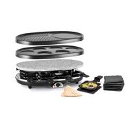 Klarstein Steaklette 3in1 1500W 8 Person Raclette Grill Black