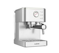 klarstein Steelpresso Portafilter Machine Compact 20 Bar Steamer Keep-Warm Plate