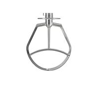 Klarstein Stirring Hook - Spare Part, Extra Part, Replacement Part, Extra Stirring Element for Klarstein Bella Pico 2G / Bella Robusta Food Processors, Material: Die-Cast Aluminium, Colour: Silver
