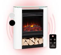 Klarstein Studio 5 1800W 62cm Electric Fire with Surround and Storage White