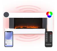 Klarstein Studio LightFire Smart 2000W 132cm Asymmetric Electric Fire with Surround White