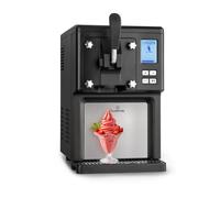 Klarstein Sweet Sundae - ice cream maker, 1.5 litres, with self-cooling compressor, 250 watts, dispensing system, automatic keep-cool function, stainless steel, black