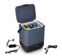 Klarstein SwiftFrost 12L Cool Box Freezer - Portable Electric Cooler with Compressor, LED Display, Dual Power (12V/230V), -20°C to 20°C, ECO & MAX Modes, Ideal for Camping & Car Use