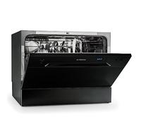 Klarstein Table Top Dishwasher, 8 Place Setting Mini, Quiet Operation Countertop w/ 6 Washing Programs, Compact Tabletop, Easy To Install for Home or Office Use