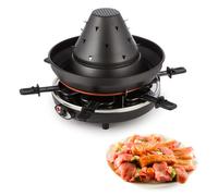 Klarstein Taste Volcano 1500W 6 Person Tatar's Hat Grill Black