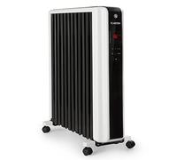 Klarstein Thermaxx 2500 Oil Radiator - Electric Heater, 2.5kw Tall Oil Radiator Thermostat, Free Stranding Portable Room Heater with Remote Control, Smart Personal Heating Oil Radiators