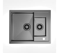 Klarstein TitanSteel kitchen sink | 61 x 50 cm (LxW)