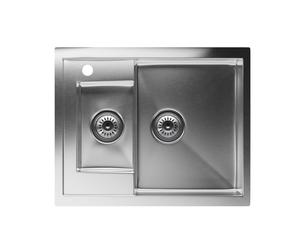 Klarstein TitanSteel kitchen sink | 61 x 50 cm (LxW)