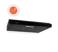 Klarstein UW60BL 60cm 208m³/h Canopy Cooker Hood Black
