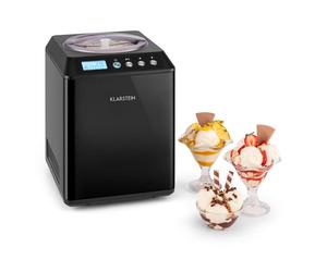 Klarstein Vanilla Sky 2.5L 250W Ice Cream Maker with Compressor Black