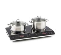Klarstein VariCook 3500W 2 Ring Portable Induction Hob Black