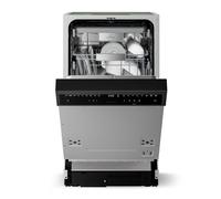 Klarstein Velaire 45cm Built-In Dishwasher 9 Programms Black