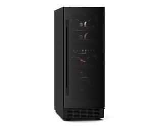 Klarstein Velaire 57cm 17 Bottles Built-Under Dual Zone Wine Fridge Black