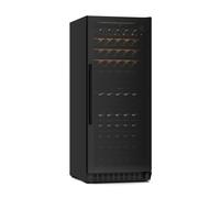 Klarstein Velaire 60cm 122 Bottles Under-Counter Dual Zone Wine Fridge Black