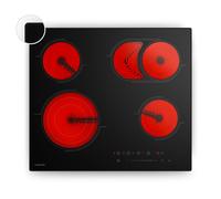 Klarstein Velaire 60cm 4 Ring Ceramic Hob Black