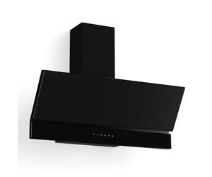 Klarstein Velaire 90cm Exhaust/Recirculation Angled Cooker Hood Black
