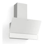 Klarstein Velaire Angled Cooker Hood - 60cm, 820 m³/h Boost Energy, Touch Control, LED Lighting, Quiet, Dishwasher-Safe Filter, Ducted & Recirculating Extractor Hood, White