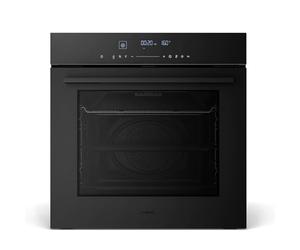 Klarstein Velaire Built In Oven - 74L Electric Oven, 13 Modes, Touch Controls Energy, Enamel Interior, Triple Glazed, Integrated Single Oven, 60cm, Matte & Glass Design, Black
