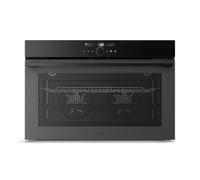 Klarstein Velaire Built In Oven 90cm - 127L Electric Oven, 16 Modes, Digital Controls, Enamel Interior, Timer, Child Lock, Energy Class A, Integrated Single Oven, Matte Glass Design