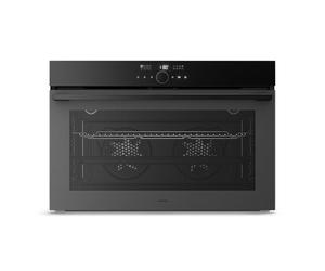 Klarstein Velaire Built In Oven 90cm - 127L Electric Oven, 16 Modes, Digital Controls, Enamel Interior, Timer, Child Lock, Energy Class A, Integrated Single Oven, Matte Glass Design