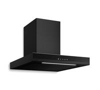 Klarstein Velaire Cooker Hood 60cm - 600 m³/h Airflow, A++ Energy, Touch Control, LED, Quiet, Wall-Mount, Recirculating & Ducted, Filter Included, Kitchen Extractor, Black