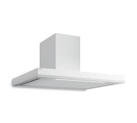 Klarstein Velaire Cooker Hood 90cm - 595 m³/h Airflow Energy, Touch Control, LED Lighting, Quiet, Dishwasher-Safe Filter, Wall-Mount, Recirculating & Ducted, White