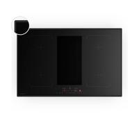 Klarstein Velaire Flex 80cm 4 Ring Induction Hob with Extractor Black
