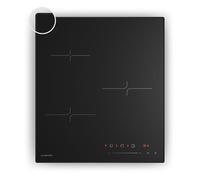Klarstein Velaire Induction Hob - 3-Zone Built-in Induction Hob, 5500W, Touch Slider Control, Timer, Child Lock, Residual Heat Indicator, Glass Surface, 45cm