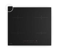 Klarstein Velaire Induction Hob - 4-Zone Built-in Induction Hob, 7000W Boost, Touch Slider, Timer, Child Lock, Residual Heat Indicator, Ceramic Glass, 60cm, Black