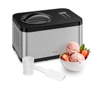 Klarstein VeroSteel 1.5L 150W Ice Cream Maker with Compressor Silver