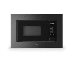Klarstein Verosteel 700W 33cm Built-in Microwave with Grill Black/Silver