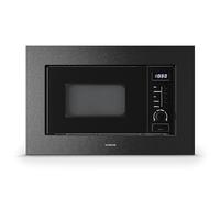 Klarstein Verosteel 700W 33cm Built-in Microwave with Grill Black/Silver