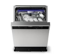 Klarstein VeroSteel 60cm Built-In Dishwasher 9 Programms Silver
