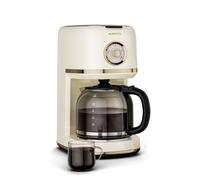 Klarstein Victoria 1.5L 12 Cups Filter Coffee Machine Cream