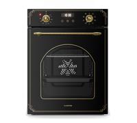 Klarstein Elizabeth Slim Built-In Oven - 49L Electric Oven with 9 Functions, Digital Timer, Steam-Cleaning, Removable Glass Door, Black Tempered Glass, Energy Class A