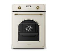 Klarstein Elizabeth Slim Built-In Oven - 49L Electric Oven with 9 Functions, Digital Timer, Steam-Cleaning, Removable Glass Door, Black Tempered Glass, Energy Class A