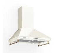 Klarstein Victoria 60cm 630m³/h Retro Chimney Cooker Hood Cream