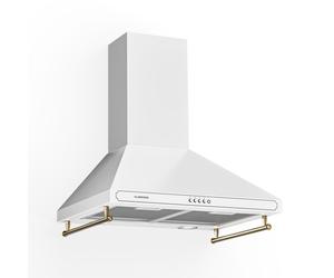 Klarstein Victoria 60cm 630m³/h Retro Chimney Cooker Hood White