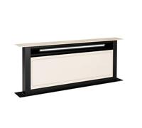 Klarstein Victoria Downdraft Cooker Hood Energy Efficient, 714 m³/h Air Flow, Quiet 52 dB, Touchscreen Control, Dishwasher-Safe Filters, LED Lighting, Cream