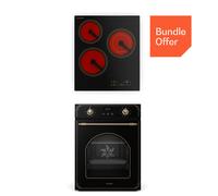 Klarstein Victoria glass ceramic hob + Victoria slim oven