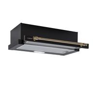 Klarstein Vilhelmine 60cm 330m³/h Telescopic Cooker Hood Black